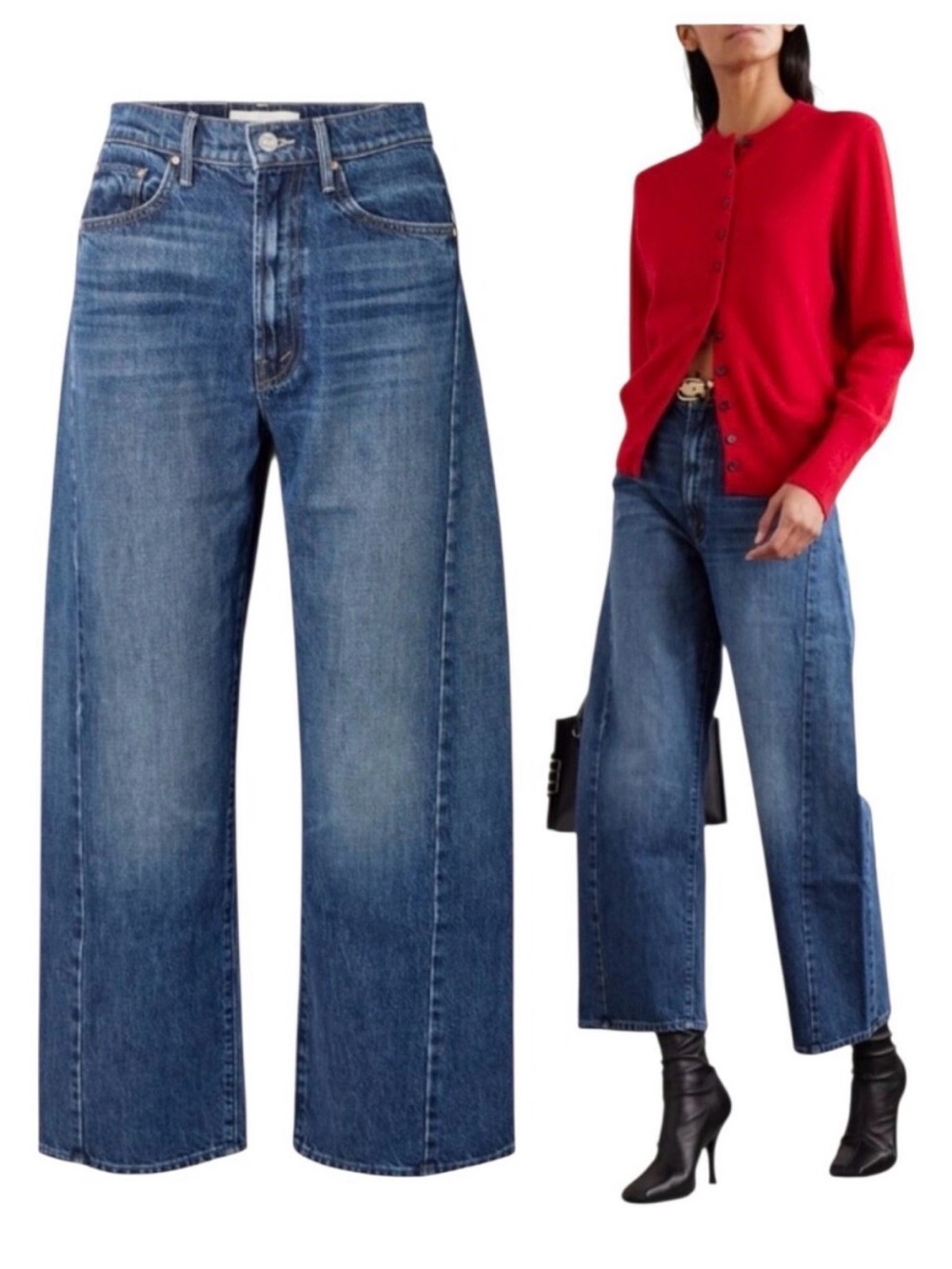 MOTHER SUPERIOR Jeans The Half Pipe Ankle barrel Size 25
